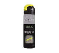 DELKOLOR - Delkolor Peinture de traçage et marquage au sol fluo 500 ml - Couleur JAUNE