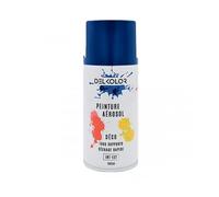 DELKOLOR - Delkolor Peinture en Aérosol Tous Supports - 300ml - Conditionnement 300ml, Couleur RAL 5005 BLEU DE SECURITE