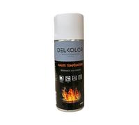 DELKOLOR - Delkolor Peinture Haute Température en Aérosol - 400ml - Couleur BLANC