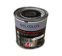 DELKOLOR - Delkolor Peinture Multisupports Couleurs RAL - 100ml - Couleur RAL 9006 ALUMINIUM BLANC