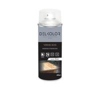 DELKOLOR - Delkolor Vernis Spécial Bois Incolore en Aérosol - 400ml - Couleur INCOLORE BRILLANT