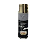 DELKOLOR - Peinture en Aérosol Effet Chromé - 400ml - Couleur OR