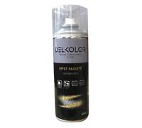 Delkolor Peinture en Aérosol Effet Pailleté 400ml (Couleur: ARGENT)