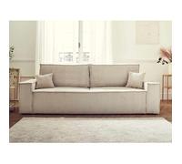 Bestmobilier Dellia canapé 3 places - Beige