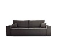 Bestmobilier Dellia canapé droit convertible - Beige