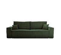 Bestmobilier Canapé 3 places convertible - Vert