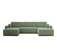 Bestmobilier Dellia canapé panoramique - Vert