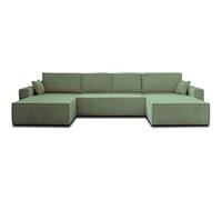 Bestmobilier Dellia canapé panoramique - Vert