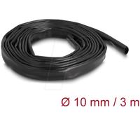 DELOCK 19009 - Manchon d'isolation en PVC, 3 m x 10 mm, noir