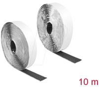DELOCK 19081 - Velcro autoadhésif, L 10 m x l 25 mm, noir