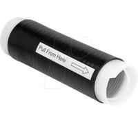DELOCK 20861 - Gaine thermorétractable à froid, 35 x 130 mm, noire, 2 pièces