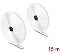 DELOCK 20921 - Bande auto-agrippante résistante sur rouleau, L 15 m x L 20 mm b