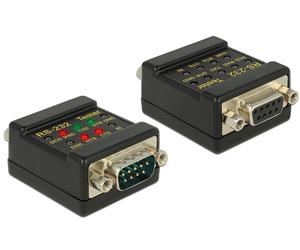 DeLOCK 2xDB9 DB9 Noir
