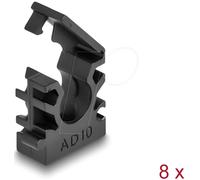 DELOCK 60481 - Support de manchon de câble avec clip de verrouillage, 10 mm, 8