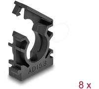DELOCK 60483 - Support de manchon de câble avec clip de verrouillage, 15,8 mm,