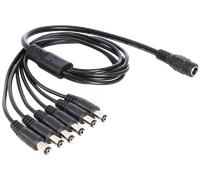 DELOCK 83289 - Distributeur c.c. 5,5 x 2,1 mm 1 connecteur femelle > 6 connecte