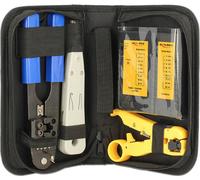 Delock 86105 Set d'outils pour réseau Adapté pour (spécifications réseau (CAT)): non équipé