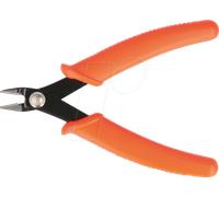 DELOCK 90513 - Pince coupante latérale, orange, 12,7 cm