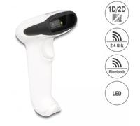 Delock Barcode Scanner 1D und 2D für 2,4 GHz, Bluetooth oder USB - weiß (90587)