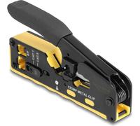 Delock Crimpzange für 6P/8P RJ45/RJ11 Stecker Cat. 5/6/7 mit Klinge und (90583)