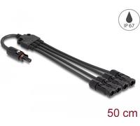 DELOCK DL4 Solar Splitter Kabel 1xBuchse zu 4xStecker 5