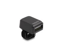 Scanner code-barres annulaire 1D et 2D Delock avec 2,4 GHz ou Bluetooth