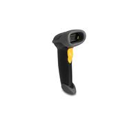 DeLOCK Scanner Code-barres USB 1D Laser, 200 scans/s, 640x480 pixels, RJ-50, câble 2m, Support ajustable, -20°C à 60°C, Noir