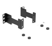Delock Server Rack Extension de profondeur Adaptateur Kit de montage jusqu'à 10 cm 1 HE Noir