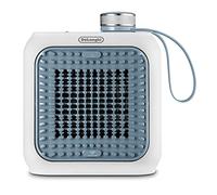 DeLonghi Chauffage céramique Capsule Desk HFX10B03.LB 360 W, silencieux Bleu clair, arrêt auto