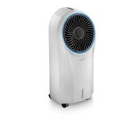 De'Longhi EV250.WH - Rafraichisseur d'air, Filtre Anti-poussière, Réservoir de 4,5 Litres, 6 Heures d'Autonomie, 53 Décibels, Blanc