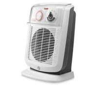 De'Longhi HBC 3052T, Radiateur électrique soufflant, 24 h, IP21, Mural, Table, Blanc, Pivotant