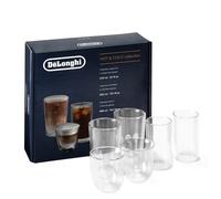 Delonghi Hot&Cold collection, Set of 2 cappuccino, 2 cold brew, 2 thermal double-wall glasses DLSC326