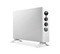 De'Longhi HSX3320FTS Chauffage électrique 2000W blanc avec ventilateur intérieur 60m³