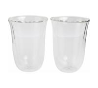 DeLonghi Tasse en verre double paroi Macchiato LSC312 330 ml Lot de 2