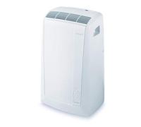 De'Longhi Pinguino PAC N90 ECO SILENT, Climatiseur Portable Silencieux avec Tuyau d'évacuation, 9 800 BTU/h - 2,5 kW - 85 m3, Gaz R290, 64 dB, Déshumidificateur, Classe A, Timer 12 Heures, Blanc