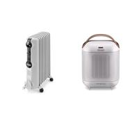 DeLonghi Radiateur électrique TRRS0920, 2000 W, 3 niveaux de puissance, blanc & hfx30 C18 IW zptc160 verticale, blanc nacré