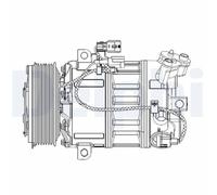 DELPHI CS20477 Compresseur de clim DCS17 PAG 46 Compatible avec RENAULT Laguna III 5 portes BT, BT0/1 Laguna III Grandtour KT, KT0/1 Laguna III Coupé DT, DT0/1, NISSAN X-TRAIL T31