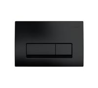 Delta 50 Plaque de commande double touche, Noir mat (115.119.14.1)