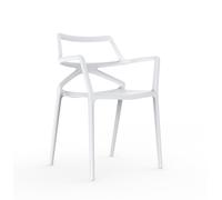 DELTA - Chaise design d'extérieur Blanc