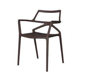 DELTA - Chaise design d'extérieur Bronze