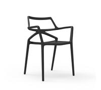 DELTA - Chaise design d'extérieur Noir