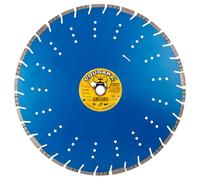 Delta Diamond Cougar S 20 Inch Premium Diamond Saw Blade, 125 X 1" Arbor, Dry or Wet Cutting Reinforced Concrete w/Rebar, Masonry, Stone, Laser-Welded Segmented (20")