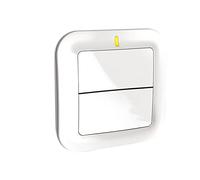 Delta Dore Interrupteur sans fil Tyxia 2310 pour commande d'éclairages, d'automatismes et de scénarios - Centralisation | éclairage connecté - 6351380, Blanc