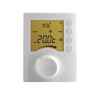 Delta Dore Thermostat filaire à molette Tybox 31 pour chaudière et pompe à chaleur. Gestion du chauffage - 6053001 Taille Unique Blanc