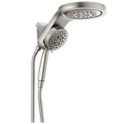 DELTA FAUCET 58680-SS HydroRain H2Okinetic Pommeau de douche en acier inoxydable 5 réglages