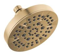 DELTA FAUCET Pommeau de douche doré à 5 jets, pomme de douche DELTA FAUCET doré, pomme de douche en or brossé, débit de 1,75 GPM, bronze champagne 52535-CZ
