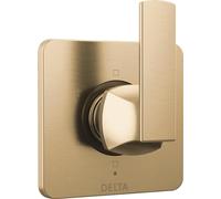 Delta Kit de garniture de robinet Velum Gold à 6 réglages - Kit de valve d'inverseur - Inverseur de douche doré - Bronze champagne T11937-CZ (valve non incluse)