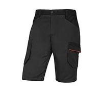 Delta plus Bermuda de Travail Mach 2 en Polyester/Coton/élasthanne Taille M Gris/Orange Taille M