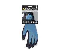 DELTA PLUS Deltaplus Gants de travail anti-froid jusqu'à -30 °C multi-travaux d'hiver en mousse de latex molletonné - Blu-Noir, 8 - M