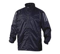 Delta Plus KISSIBMGT Kissi Lot de 10 vestes de pluie en PVC avec revêtement en polyester Bleu marine Taille L